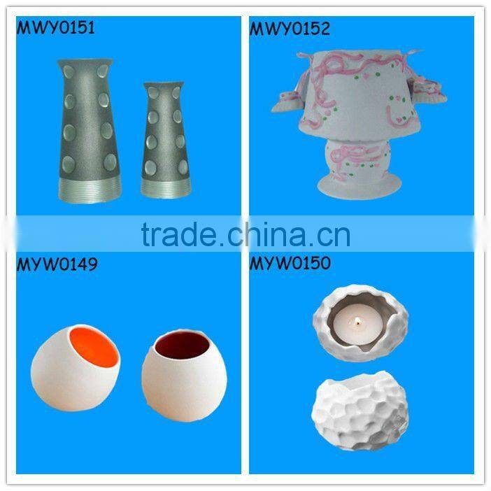 ceramic jars Pink tealight holder baby