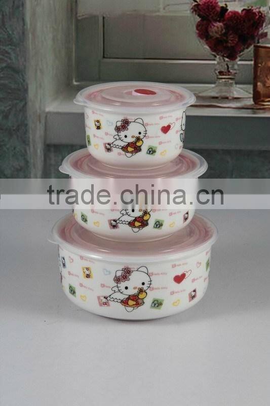 Porcelain&Ceramic Hello Kitty Fresh Bowl Set