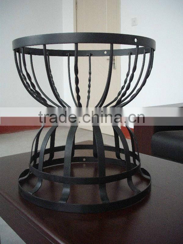 wrought iron planter