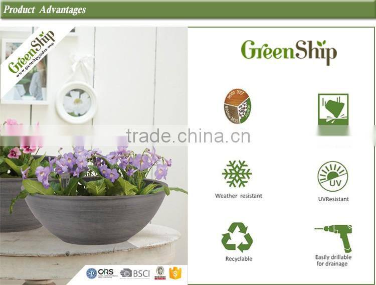 Plastic Pots Wholesale from Greenship/ 20 years lifetime/ lightweight/ UV protection/ eco-friendly