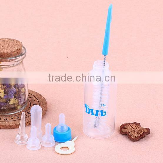 Wholesale plastic little pet milk bottles water bottle set