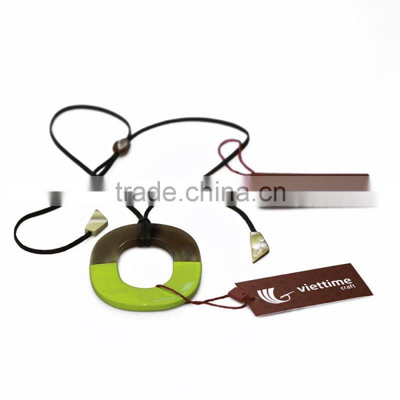 2016 fashionable design of buffalo horn pendant/buffalo horn jewelry/buffalo horn necklace