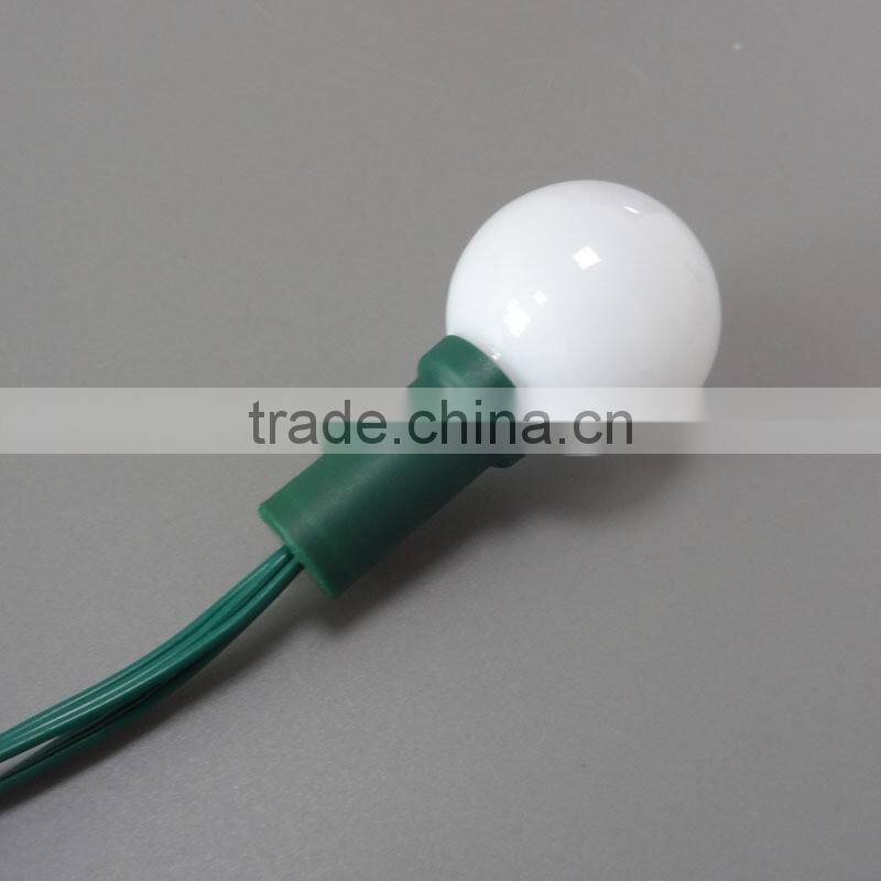 outdoor holiday lighting Christmas rgb color changing LED ball string light