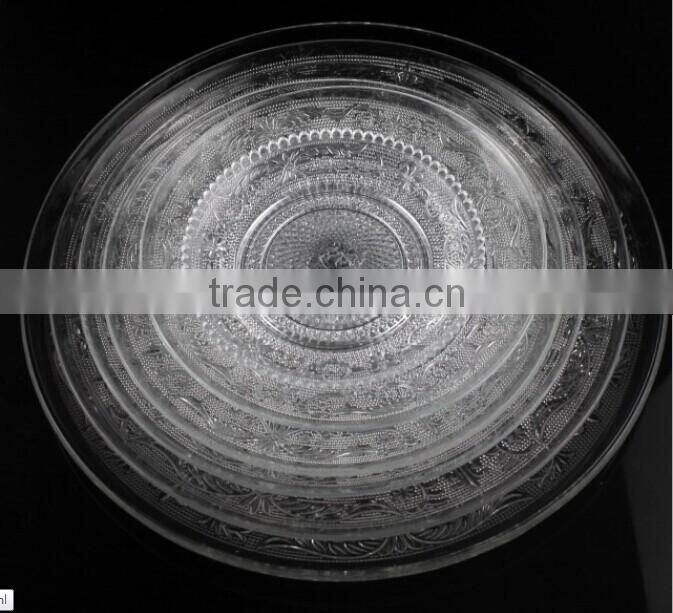 whosesale pearl glass plate