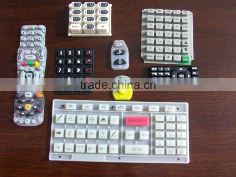 high quality custom design silicone button rubber keypad