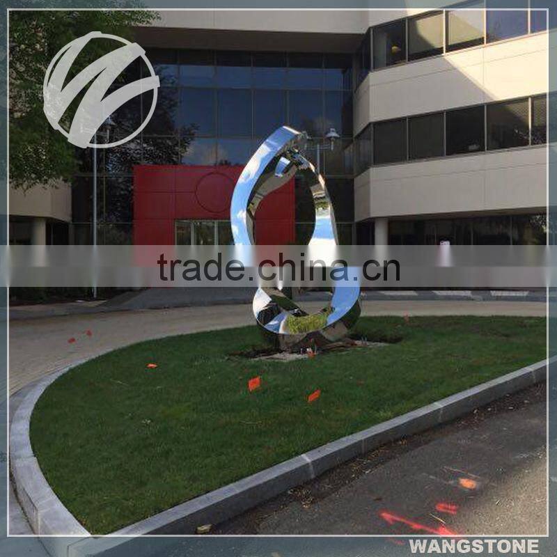 Stainless Steel Outdoor Abstract Garden Metal Sculpture