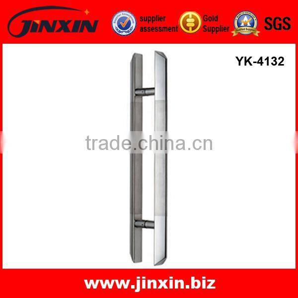 Simple luxury double glass door door kitchen cabinets handle