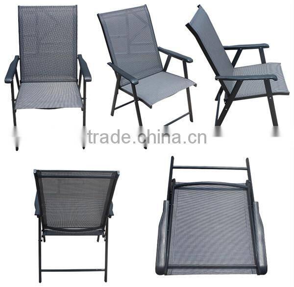 Cheap folding chairs and square table garden set