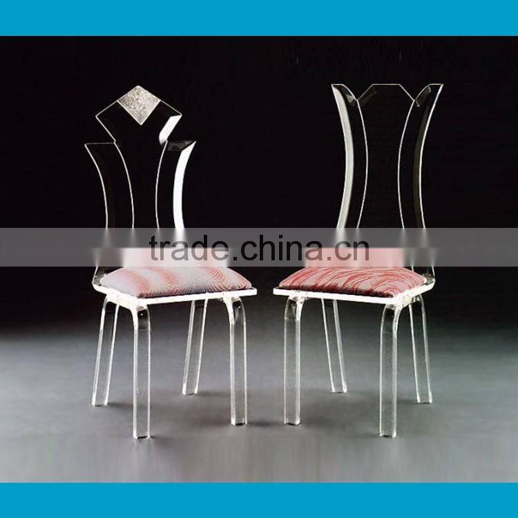 Strong plastic acrylic chair