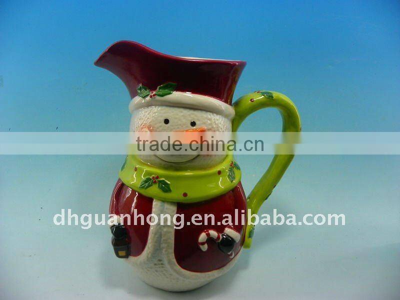 Ceramic Xmas Kettle