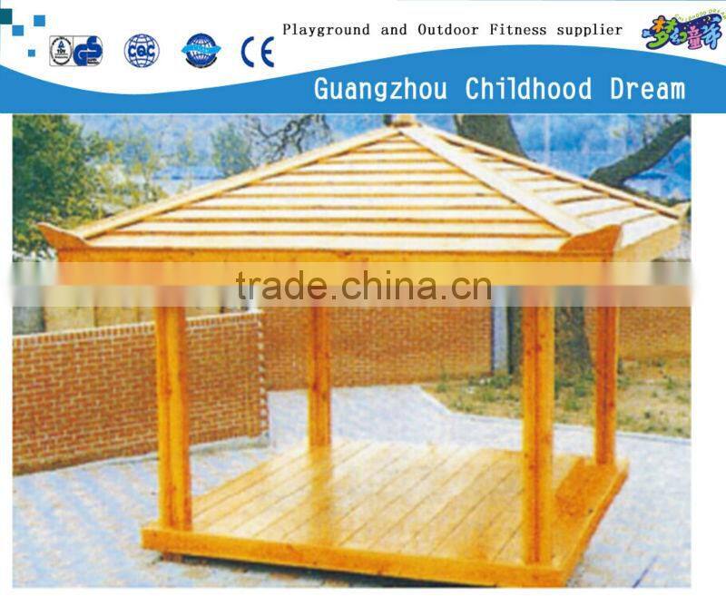 (HD-19102)Outdoor leisure bamboo pavilion russian prefabricated house wooden simple wooden house