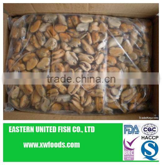 IQF cooked blue mussel meat