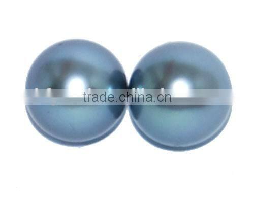 factory wholesale AAA 9.5-10mm grey round tahitian loose pearls