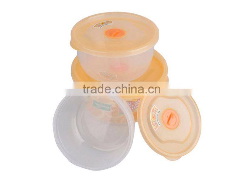 PP Round Shape Best Selling Plastic Food Container Set