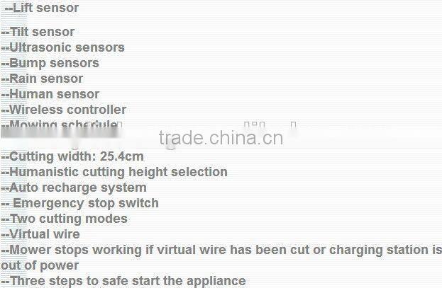 Automatic Robot Lawn Mower