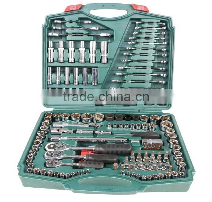 High quality 150 pcs 1/4" 3/8" 1/2" Socket wrench tools Set