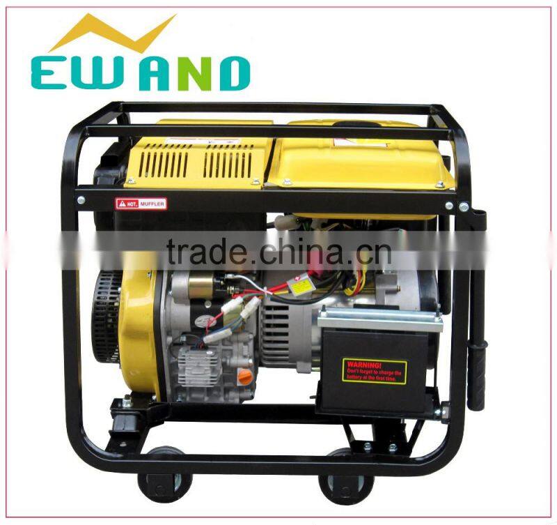 4.5kva diesel electric generator cheap portable soundproof rechargeable electric generator portable