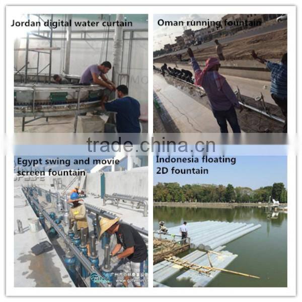 Music dancing for water decoration10m, 12m high jet dry fountain square fountain