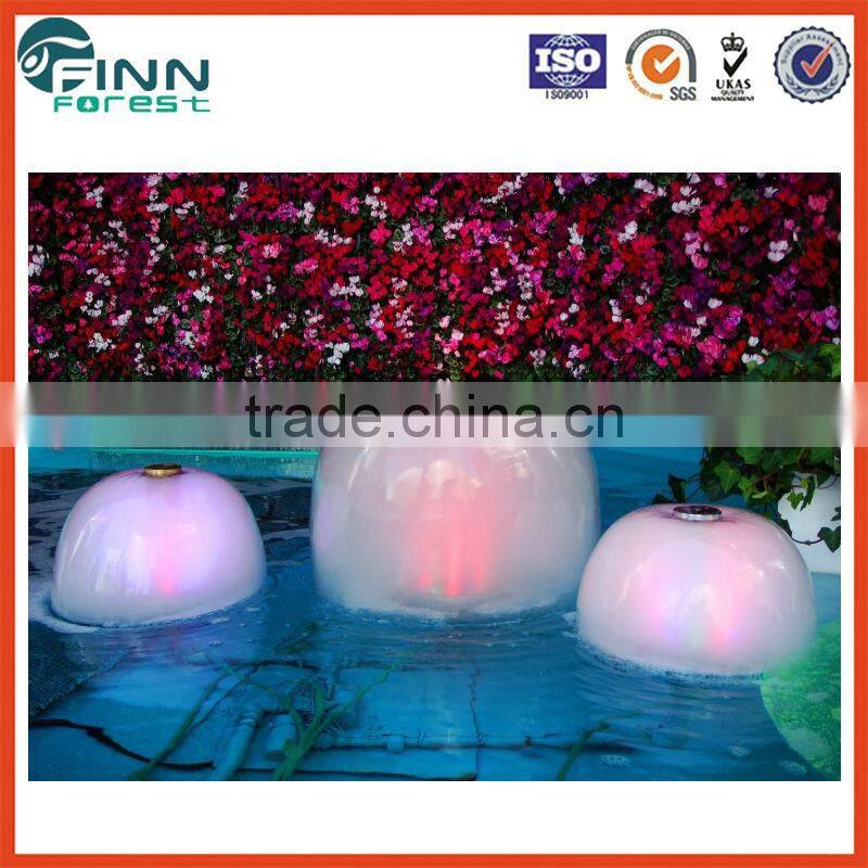 Mushroom Umbrella shape water curtian impact bath for swimming pool