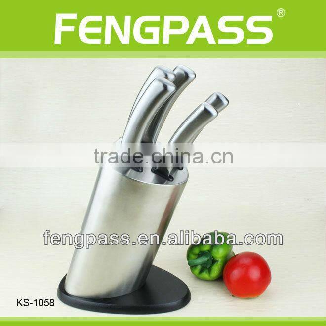 safty design stainless steel kitchen knife set(609-33-70)