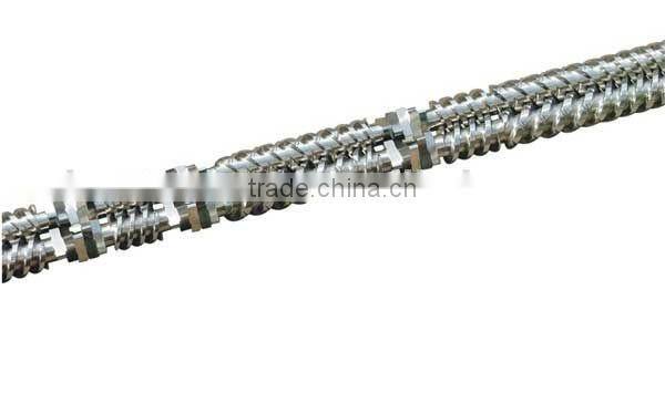 Parallel twin screw and barrel for PVC or UPVC pipe extruder machine