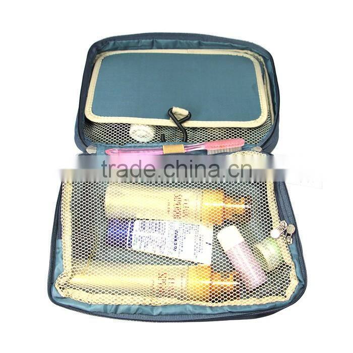 2016 Wholesale Custom Makeup Travel Toiletry Promotional Fashion Cosmetic Bag