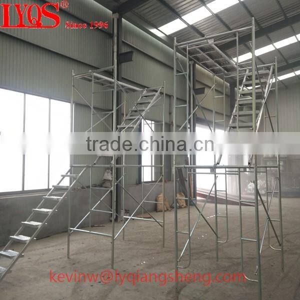 Steel scaffolding for construction h frame scaffolding