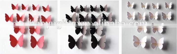Removable 3D Butterfly Sticker For Decorate DIY Wall Sticker Butterfly