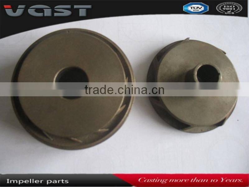 Closed/Centrifugal impellerr/No rust pump impeller /casting brass impeller/impellers