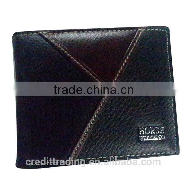 high quality vintage leather men business wallets