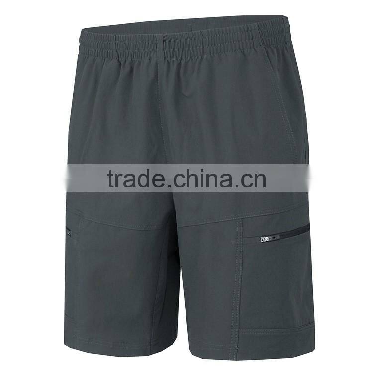 China factory high quality cotton and spandex run wear black plain quick dry men shorts