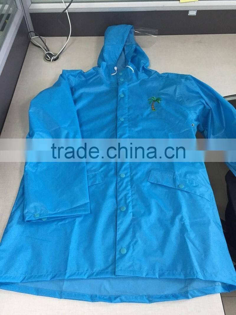 Wholesale custom women kids 100%waterproof,breathable,PVC Raincoat