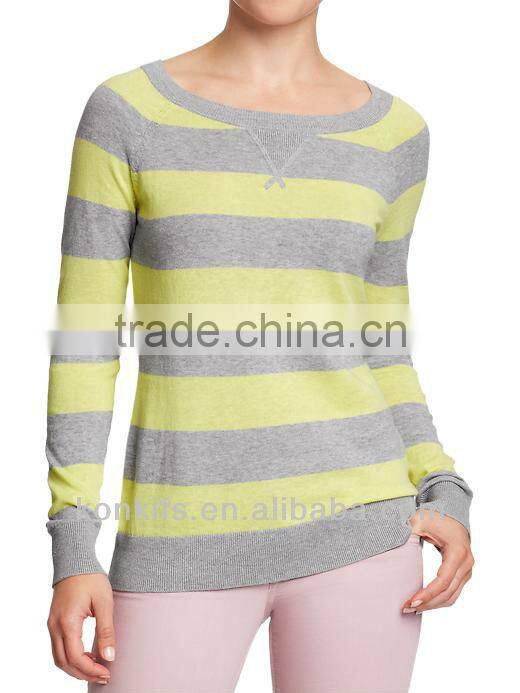 Womens Cardigan Striped Sweaters