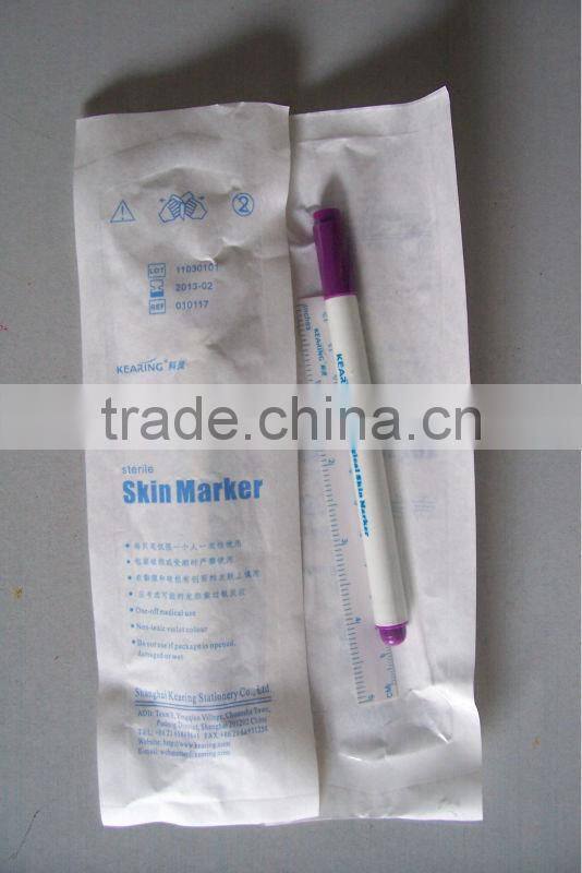 Kearing Doctor Use Sterilized Surgical Skin Marker Pen With Ruler#SM10