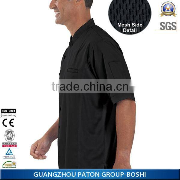 Chef Jacket, Classic Short Sleeve Fit Chef Coat BOS-456 Custom made Chef Uniform