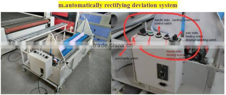 Large format garment textile auto feeding MC1610 CO2 laser fabric cutting machine/CNC laser cutter with double head