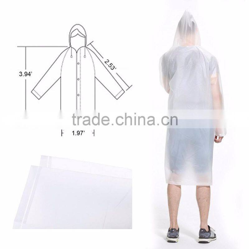 new arrival Promotional disposable raincoat rain poncho for children