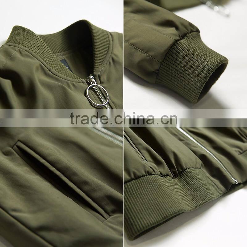 custom men jean jacket wholesale green bomber jacket