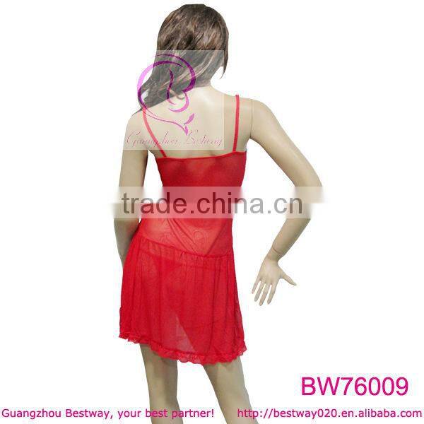 Sexy stock lingerie at front open with satin lingerie