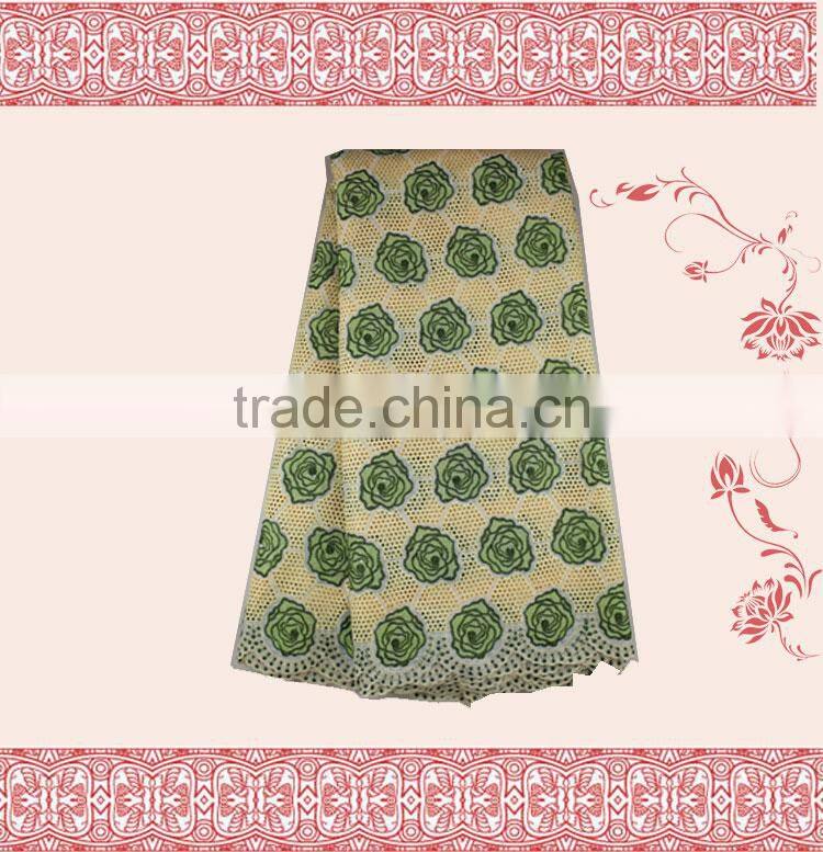 African Lace Laterials SL0301-3 Pink Flower Lace