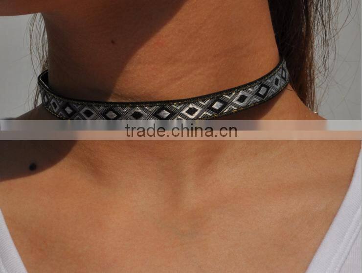 ribbon bow choker necklace butterfly knot necklace handmade ribbon necklace jewelry