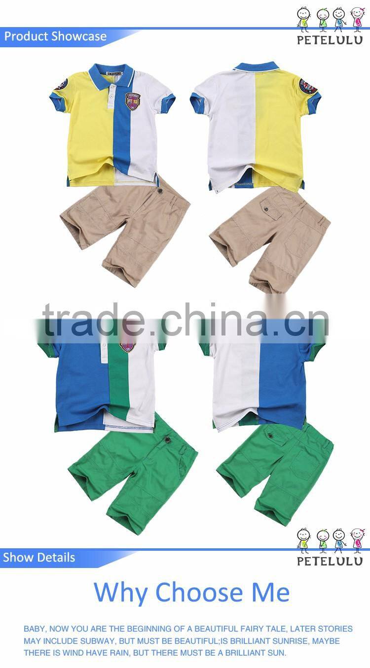 Summer Boys Ventilate Cozy 100% Cotton Promotion T-Shirt Polo