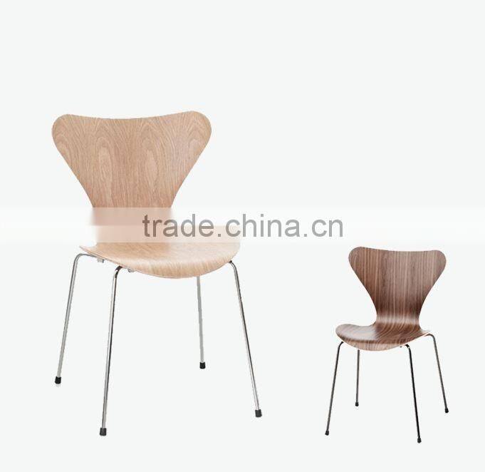 2016 high quality new modern design plywood dining chair butterfly chair restaurant chair
