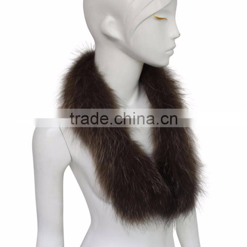 Myfur High quality Raccoon fur Trim /Collar/Hoods for Parka Coats