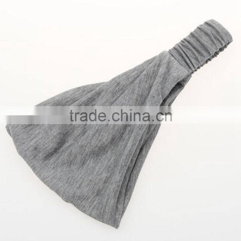 High Quality Wide Cotton Headbands ,Elastic Headband