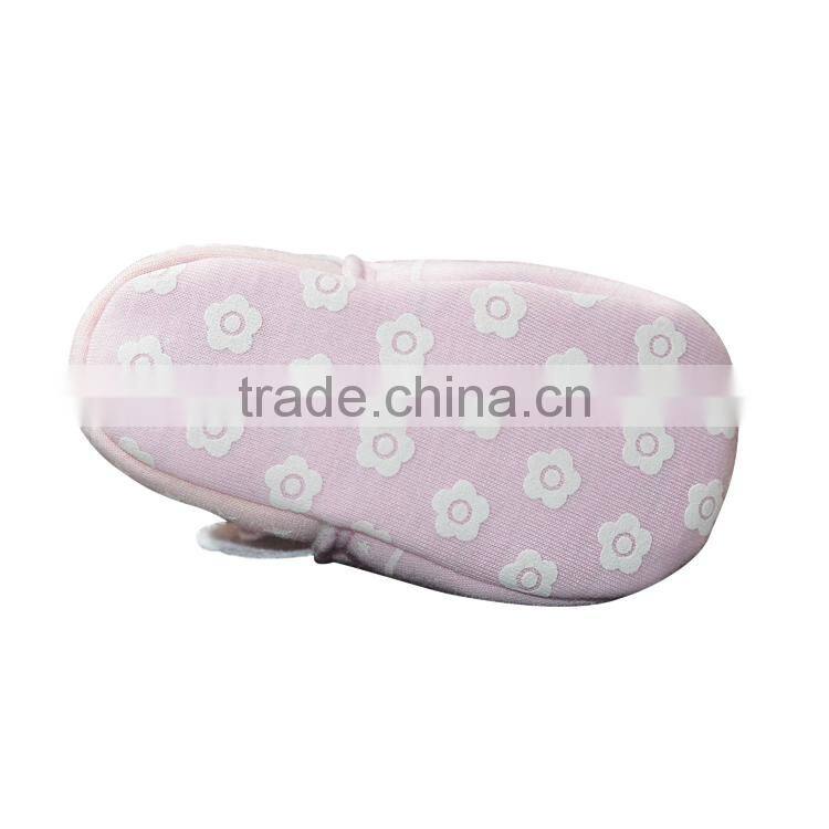 Smile face pattern summer baby girl's shoes