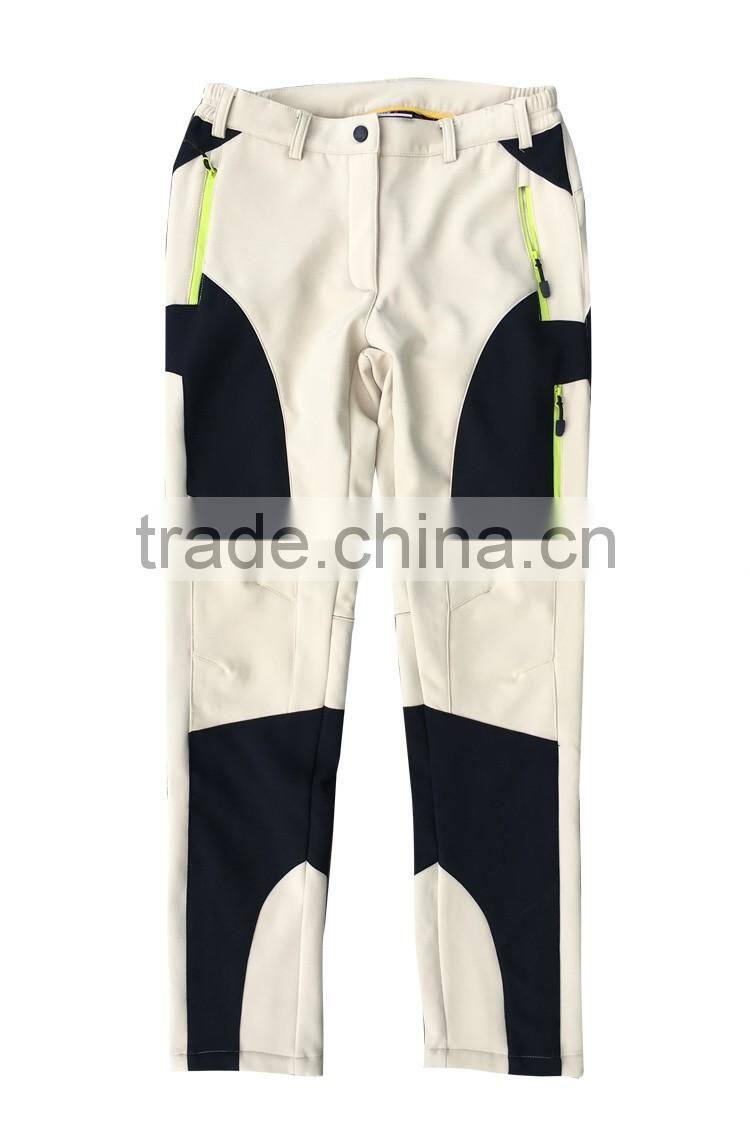 Fashion casual spandex 3 layers softshell pants trousers for men