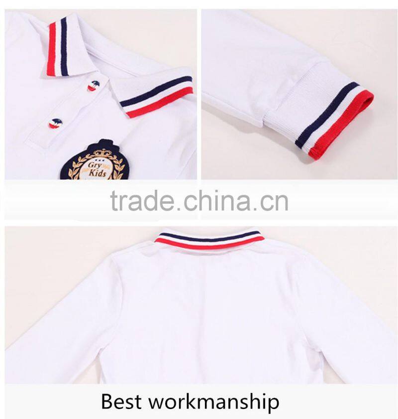 100% cotton custom school polo shirt ,school uniform polo shirt