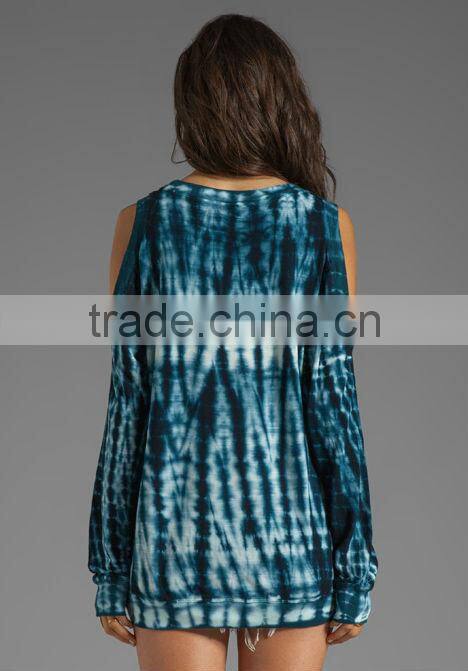 open shoulder sweater