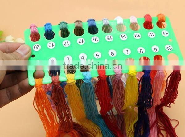 Plastic Embroidery Cross stitch Thread Organiser Board